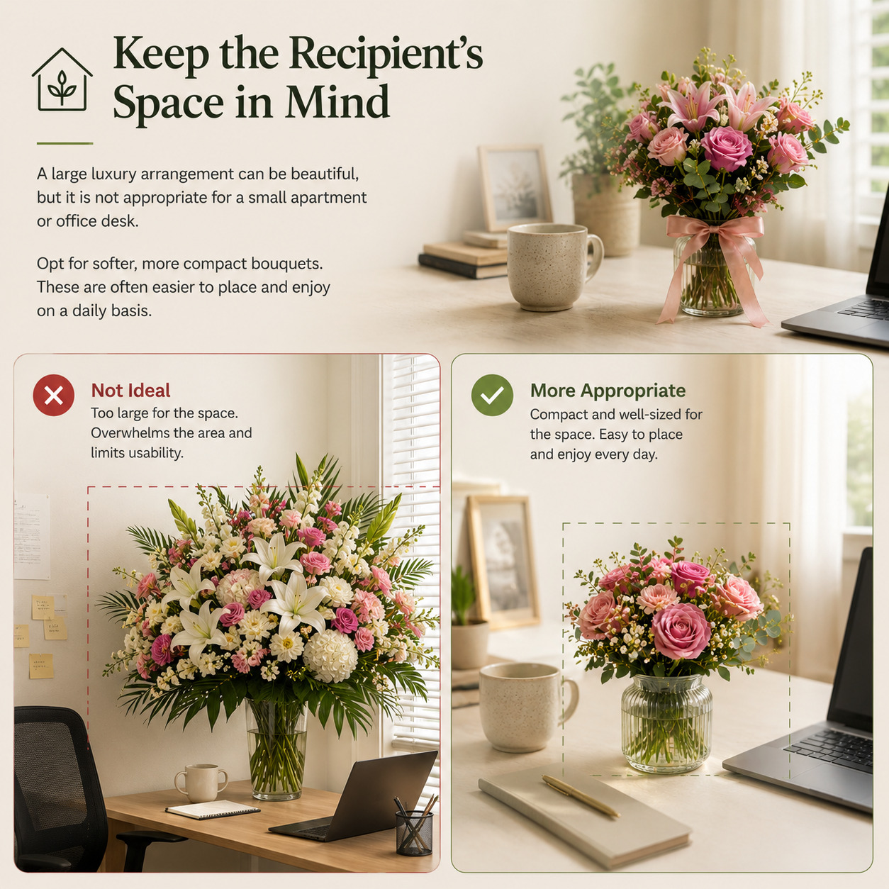Keep the Recipient’s Space in Mind