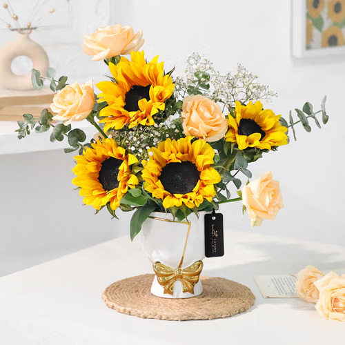 For the Cheerful Teacher: Sunflowers 